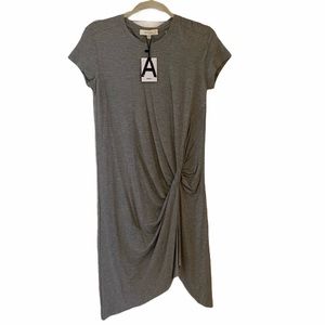 Heather Grey Knot Front Dress